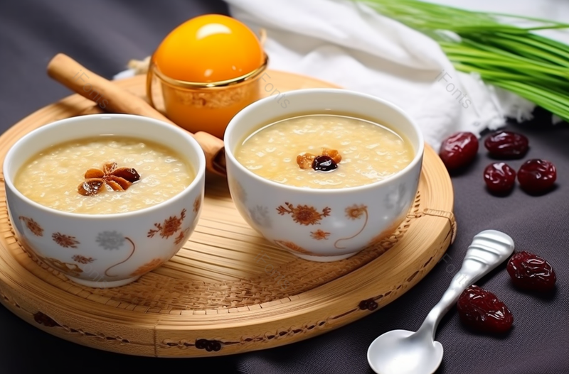 营养美味养生粥勺子摆盘实拍特写,高清,摄影图,摄影图片,图片大全,摄影图免费下载